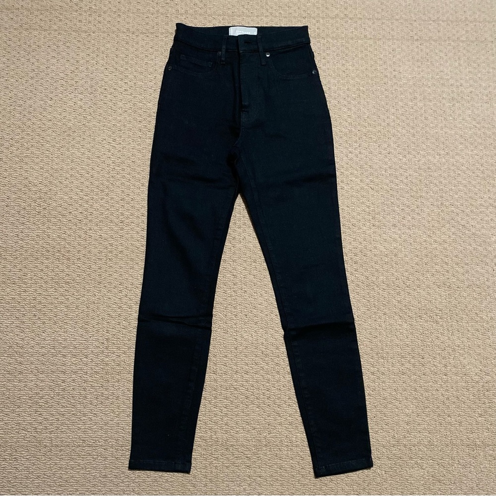 Everlane Black High Rise Skinny Jeans
